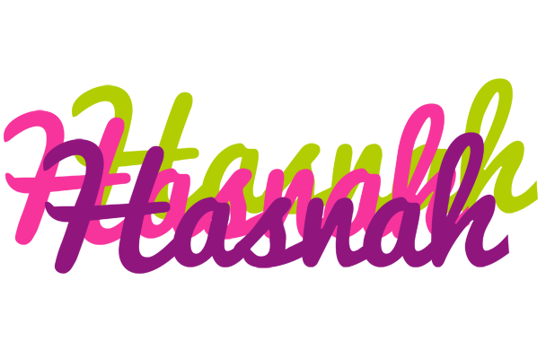 Hasnah flowers logo