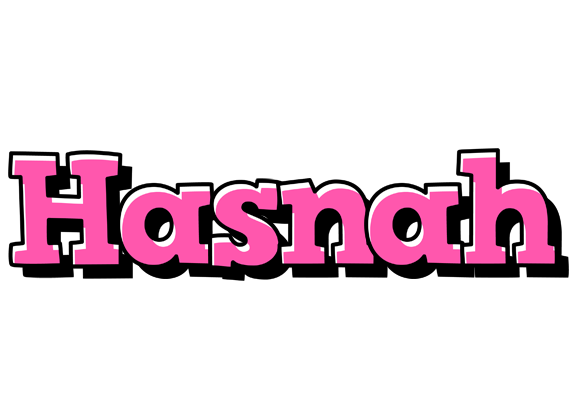 Hasnah girlish logo