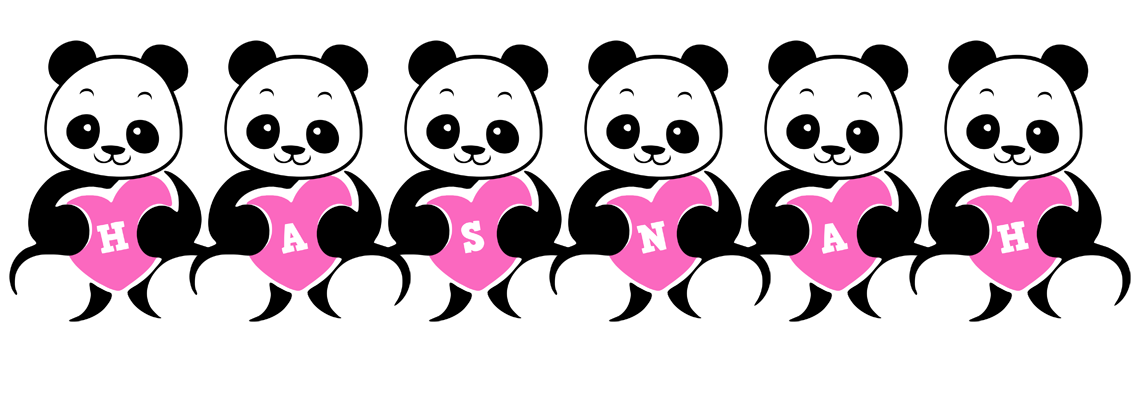 Hasnah love-panda logo