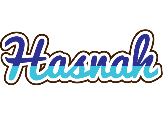 Hasnah raining logo