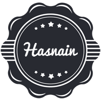 Hasnain badge logo