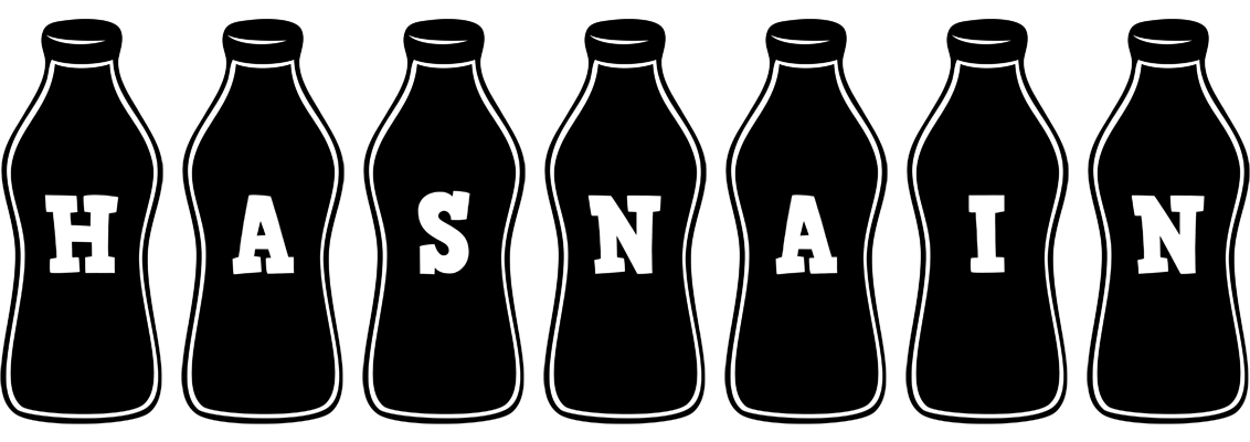 Hasnain bottle logo