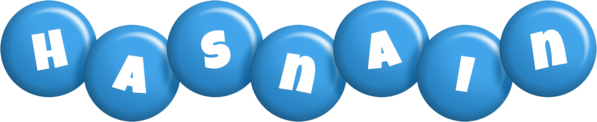 Hasnain candy-blue logo