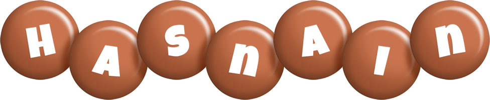 Hasnain candy-brown logo