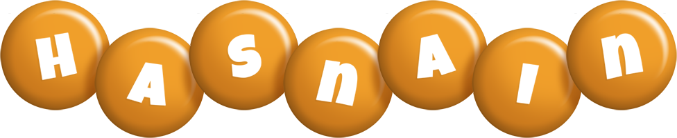 Hasnain candy-orange logo