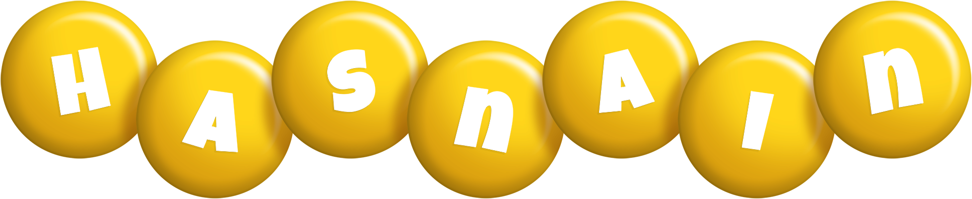 Hasnain candy-yellow logo