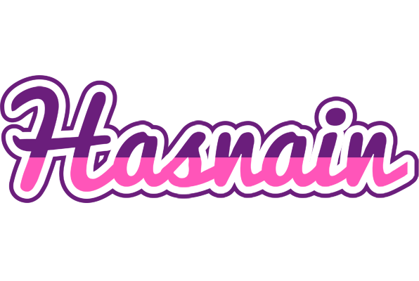 Hasnain cheerful logo