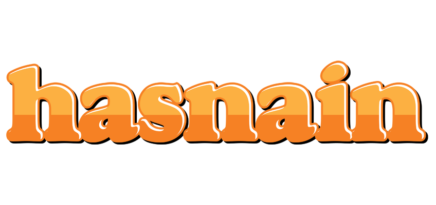 Hasnain orange logo