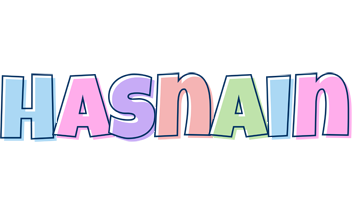 Hasnain pastel logo