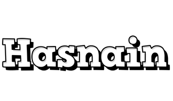 Hasnain snowing logo