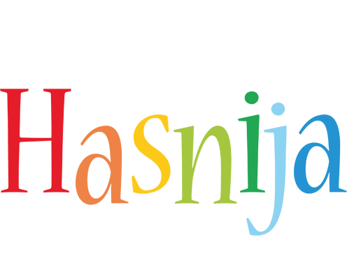 Hasnija birthday logo