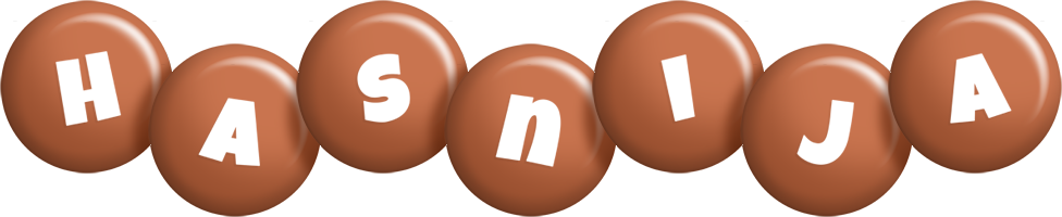 Hasnija candy-brown logo