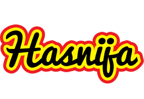 Hasnija flaming logo