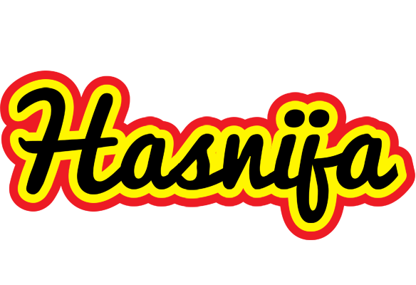 Hasnija flaming logo