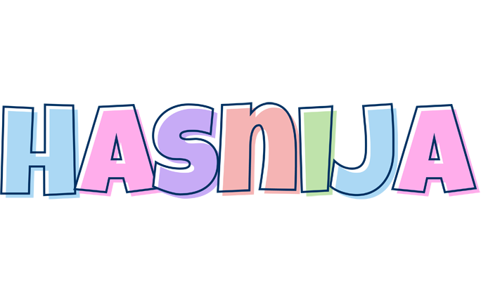 Hasnija pastel logo