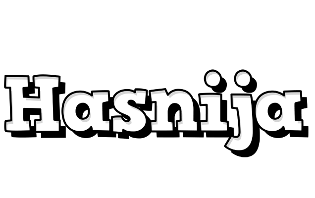 Hasnija snowing logo