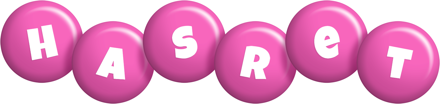 Hasret candy-pink logo