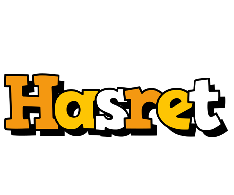 Hasret cartoon logo