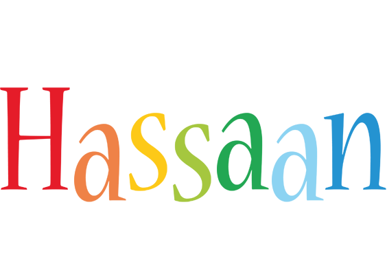 Hassaan birthday logo