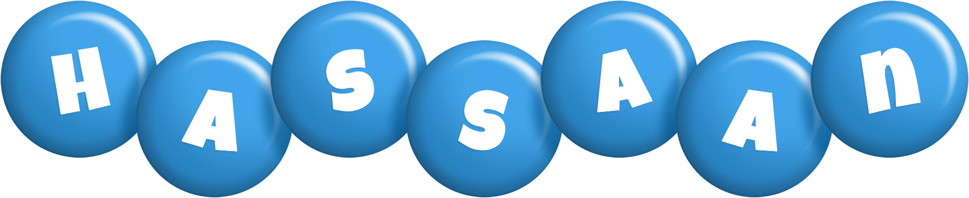 Hassaan candy-blue logo