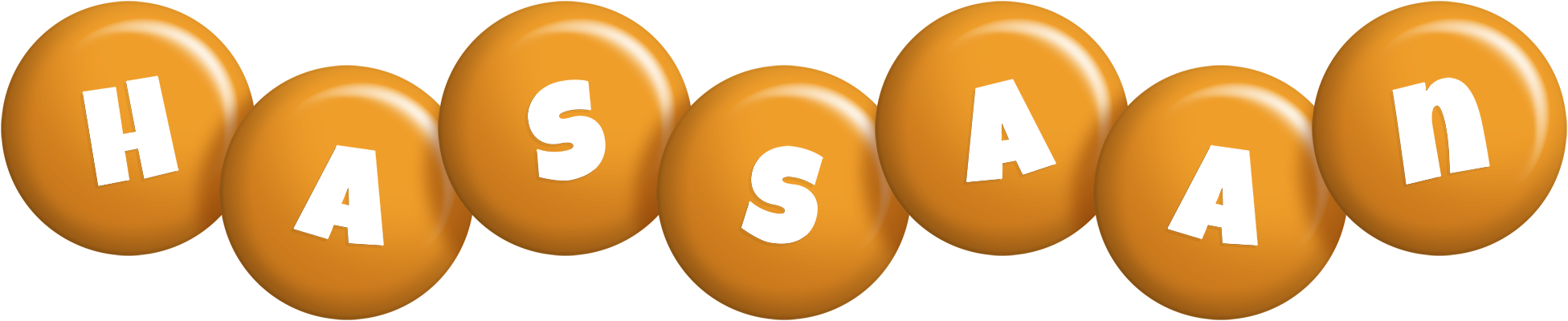 Hassaan candy-orange logo