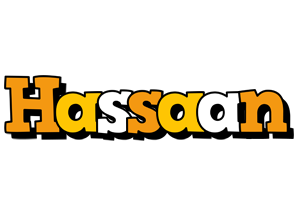 Hassaan cartoon logo