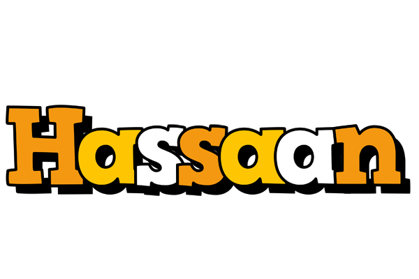Hassaan cartoon logo