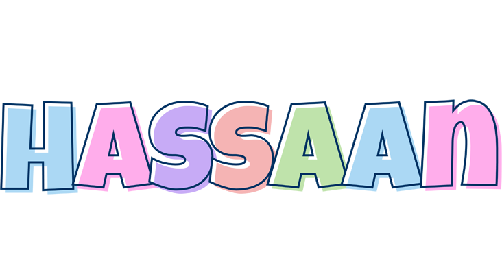 Hassaan pastel logo