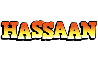 Hassaan sunset logo