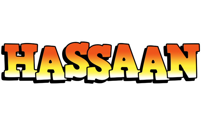 Hassaan sunset logo