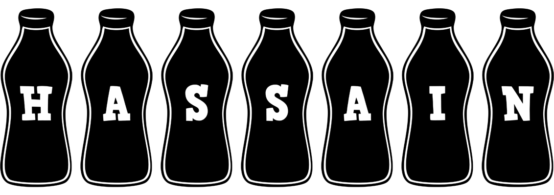 Hassain bottle logo
