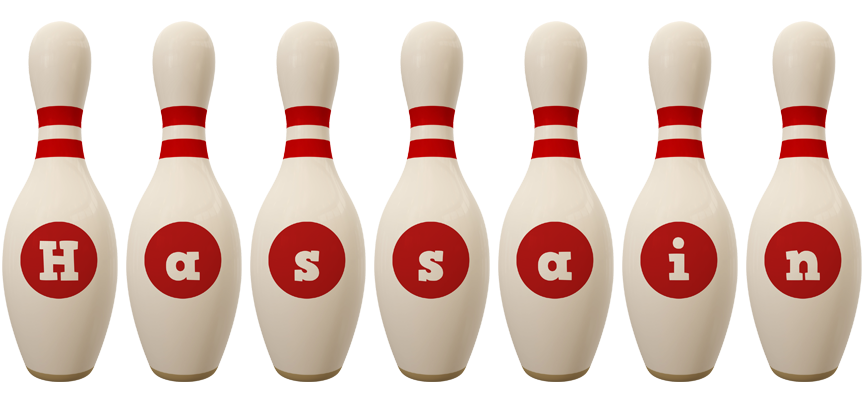 Hassain bowling-pin logo