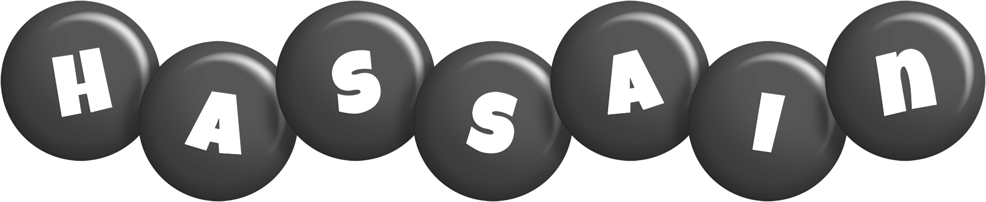 Hassain candy-black logo