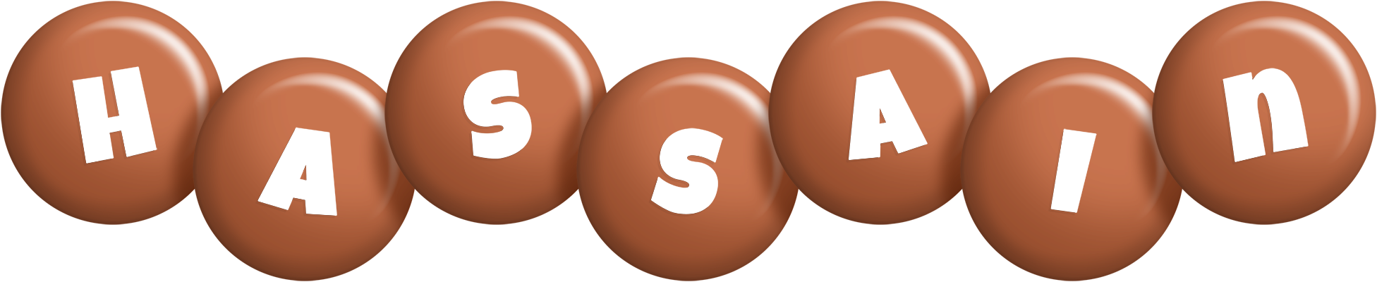 Hassain candy-brown logo