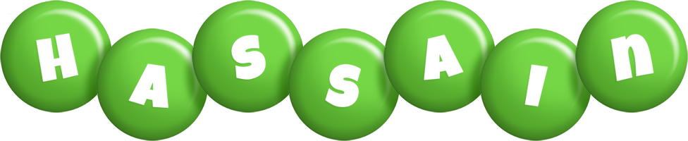 Hassain candy-green logo