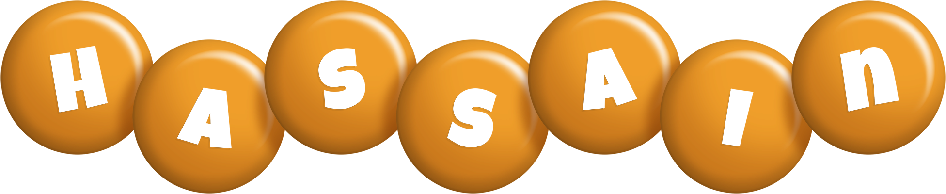Hassain candy-orange logo