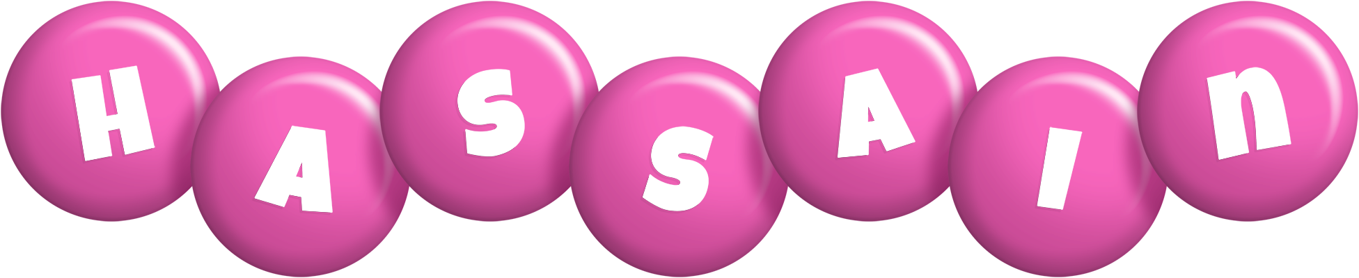 Hassain candy-pink logo