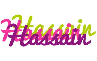Hassain flowers logo