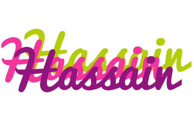 Hassain flowers logo
