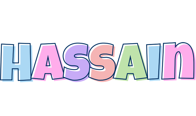 Hassain pastel logo