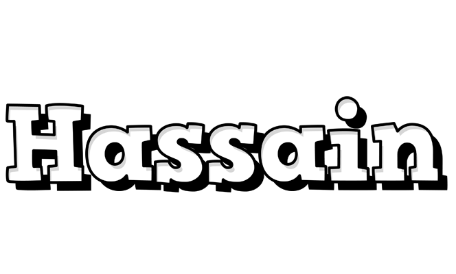 Hassain snowing logo