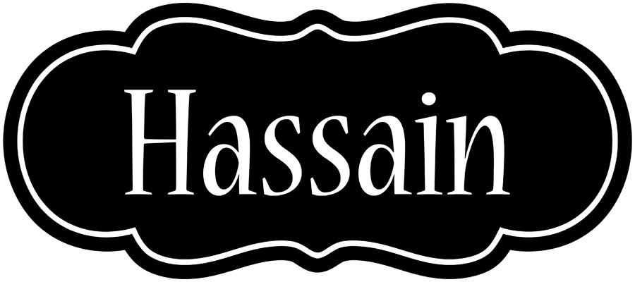 Hassain welcome logo