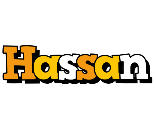 Hassan cartoon logo