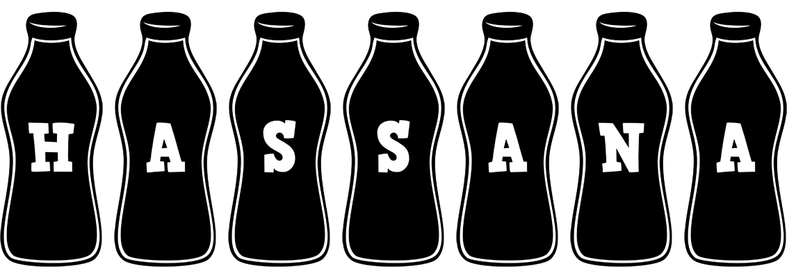 Hassana bottle logo