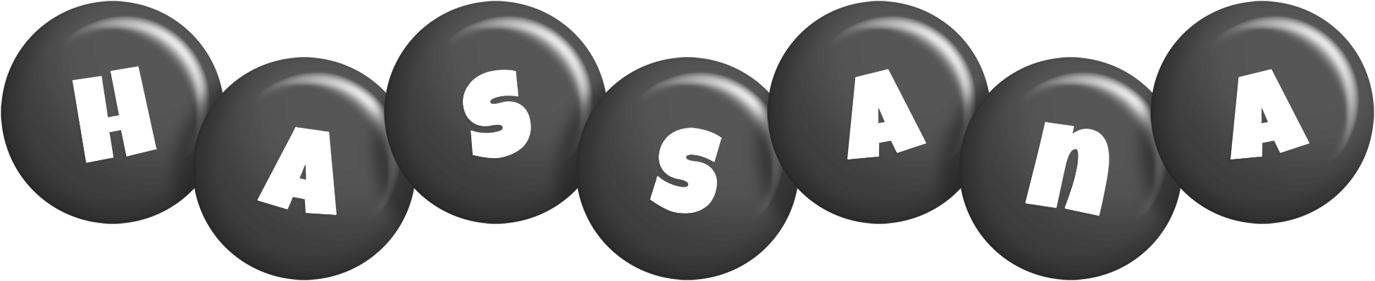 Hassana candy-black logo