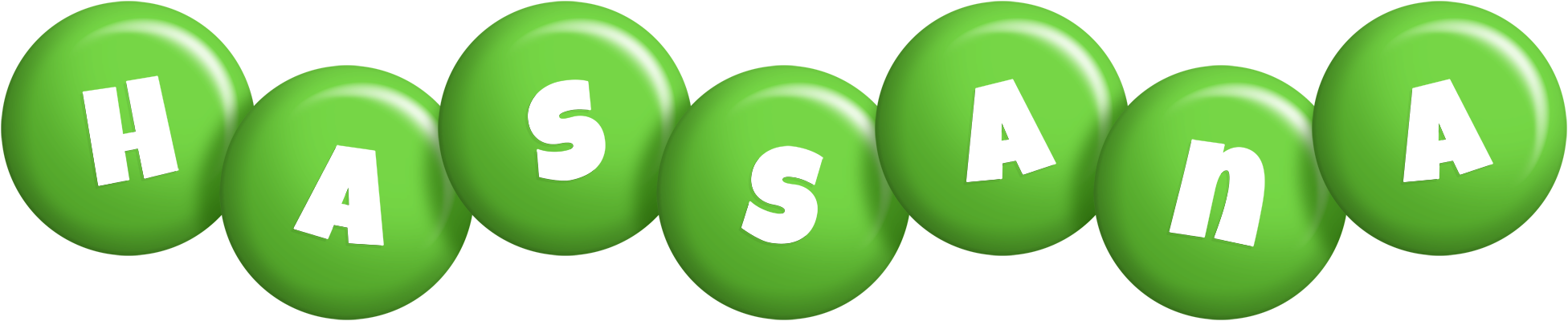 Hassana candy-green logo