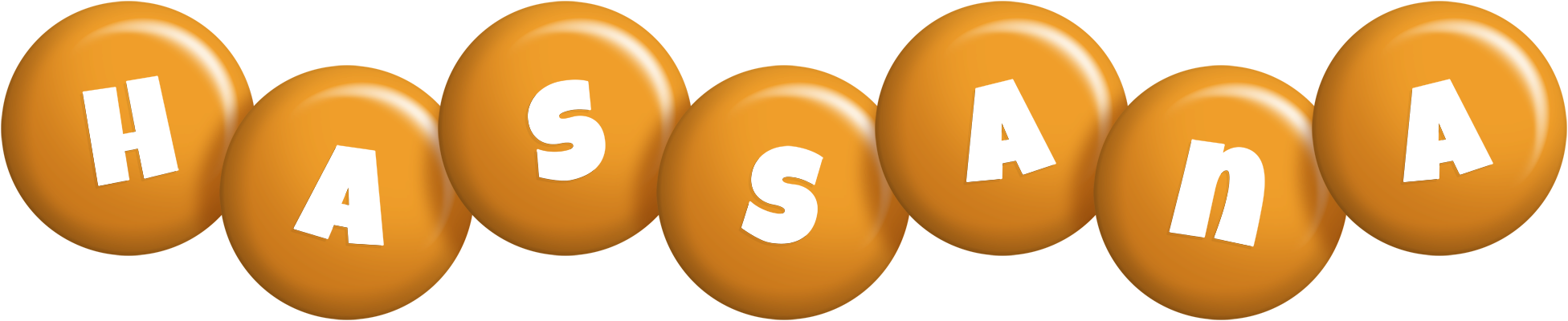 Hassana candy-orange logo