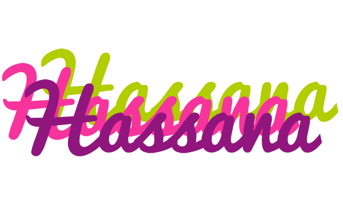 Hassana flowers logo