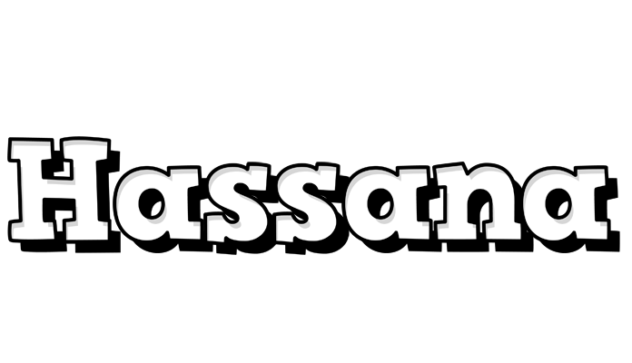 Hassana snowing logo