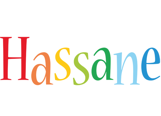Hassane birthday logo